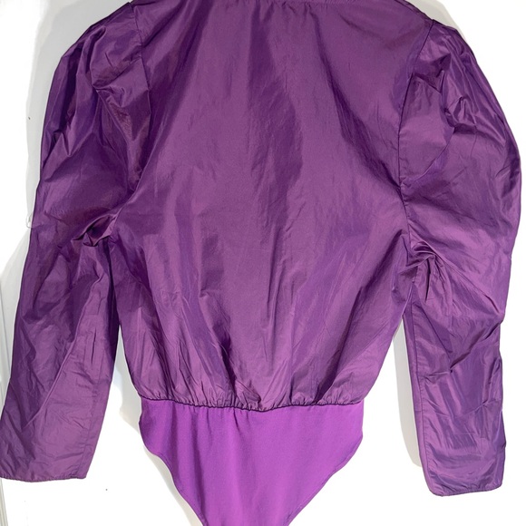 Zara Deep Purple Bodysuit Top - Picture 5 of 7
